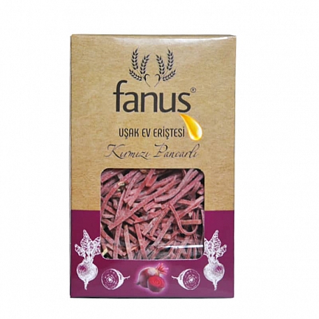 Fanus Uşak Ev Eriştesi Kırmızı Pancarlı 350g